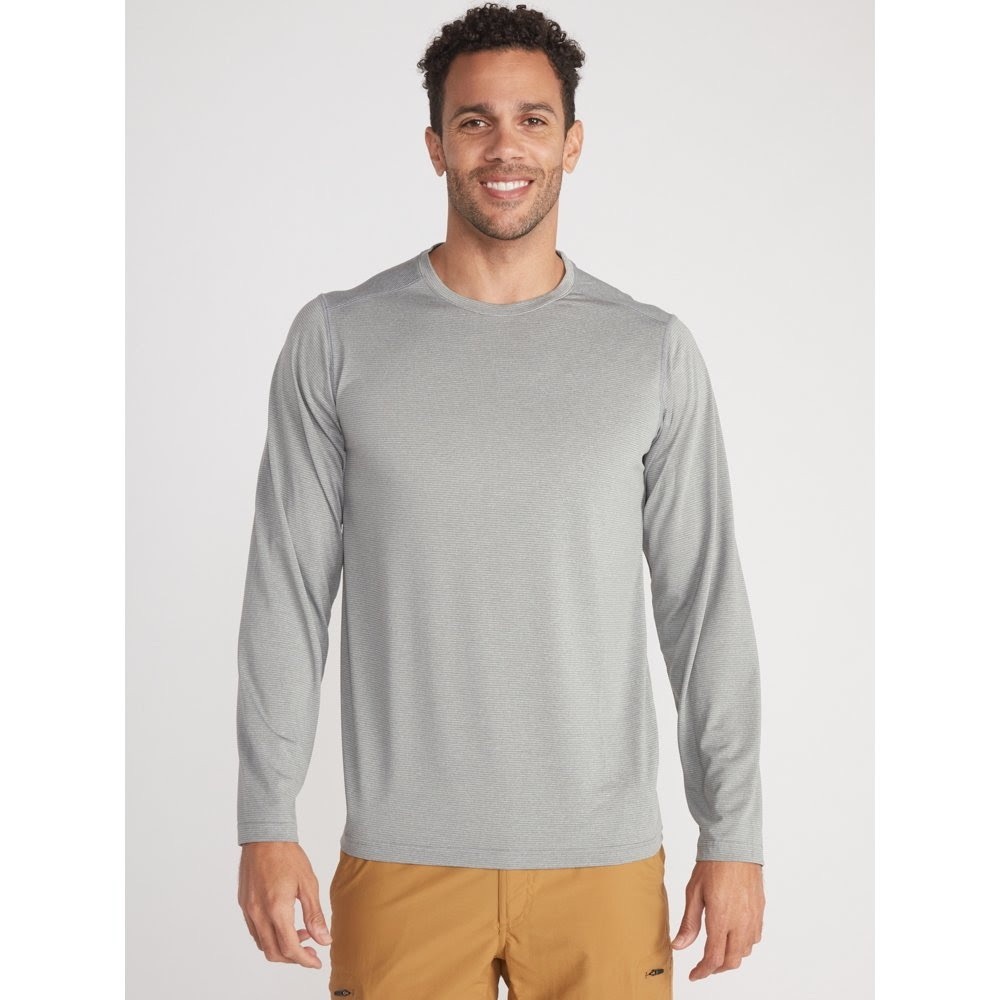 Men's ExOfficio Insect Shield Gray Long Sleeve Shirt